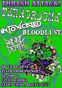 Plakat - Terrordome, Intoxicated, Bloodlust