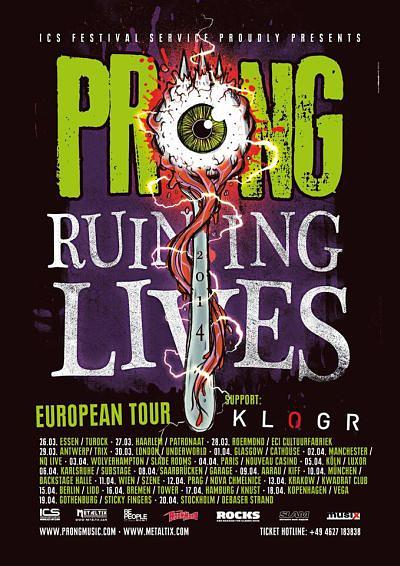 Plakat - Prong, Klogr
