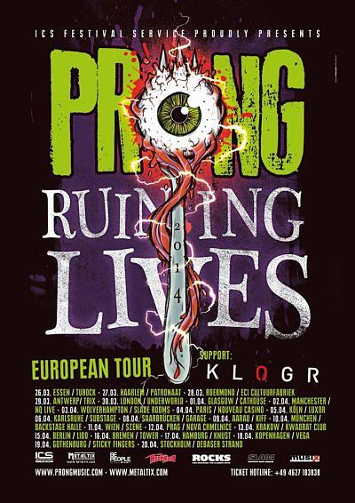 Plakat - Prong, Klogr