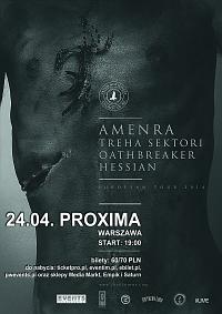 Plakat - Amen Ra, Treha Sektori, Oathbreaker