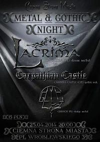 Plakat - Lacrima, Carpathian Castle, Gmoch