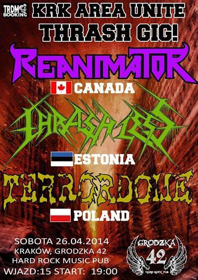 Plakat - Reanimator, Thrashless, Terrordome