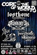 Koncert Lostbone, Drown My Day, Psychotic Violence, I Own the World