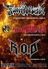 Plakat - Fanthrash, Madvision, R.O.D.