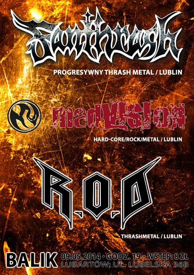 Plakat - Fanthrash, Madvision, R.O.D.