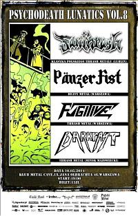 Plakat - Fanthrash, Panzer Fist, Fugitive