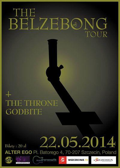 Plakat - Belzebong, The Throne, Godbite