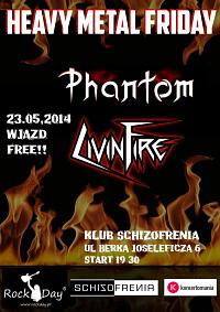 Plakat - Phantom, Livin Fire