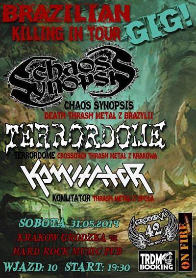 Plakat - Chaos Synopsis, Terrordome, Komutator