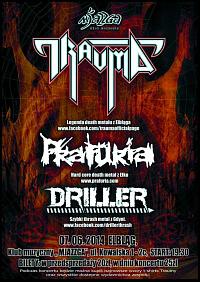 Plakat - Trauma, Prafuria, Driller