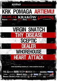 Plakat - Virgin Snatch, Thy Disease, Sceptic