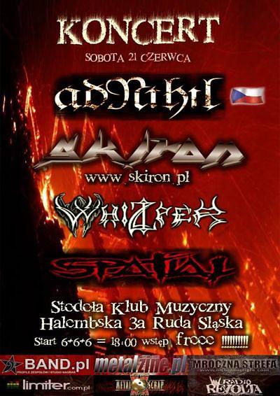 Plakat - Adnihil, Skiron, Whizper, Spatial