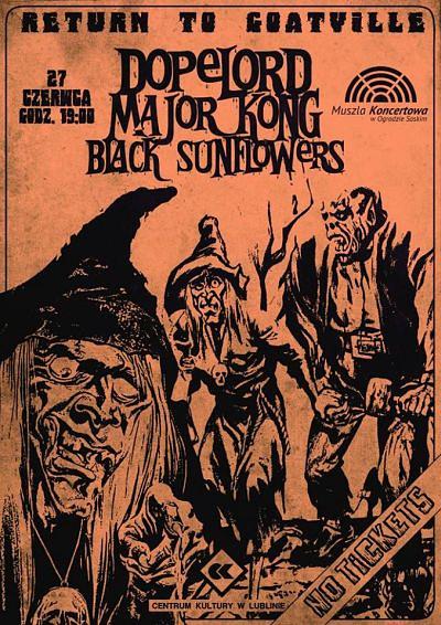 Plakat - Dopelord, Major Kong, Black Sunflowers