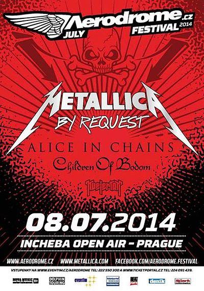 Plakat - Metallica, Alice In Chains, Children Of Bodom