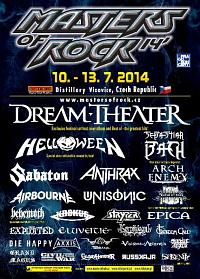 Plakat - Masters of Rock 2014