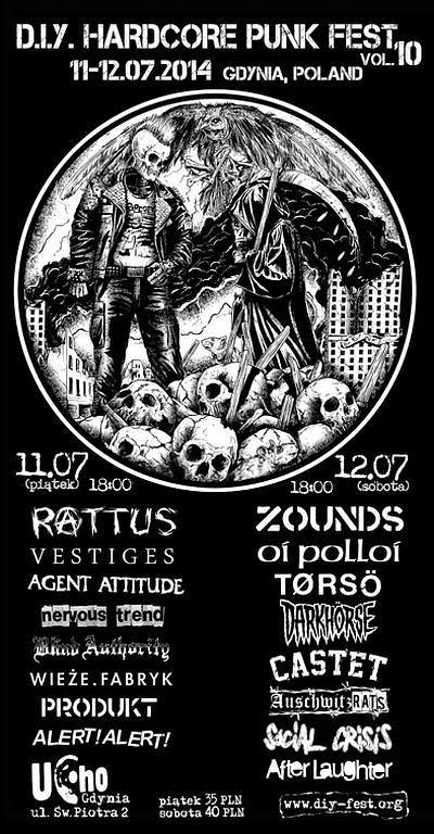 Plakat - Rattus, Vestiges, Agent Attitude