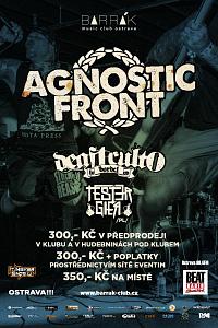Plakat - Agnostic Front, Deaf1Cult0, Tester Gier