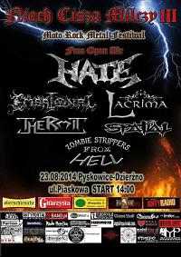 Plakat - Hate, Embrional, Lacrima, Thermit