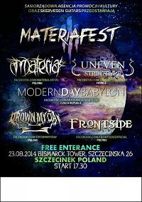 Plakat - Materia, Uneven Structure, Modern Day Babylon