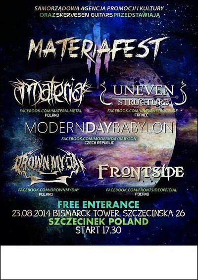 Plakat - Materia, Uneven Structure, Modern Day Babylon