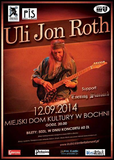 Plakat - Uli Jon Roth, Evening Standard