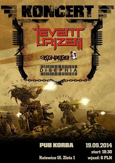 Plakat - Event Urizen, One Face, Disephia