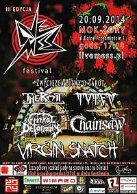 Plakat - Virgin Snatch, Chainsaw, Eternal Deformity