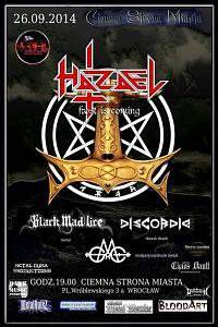 Plakat - Hazael, Black Mad Lice, Discordia