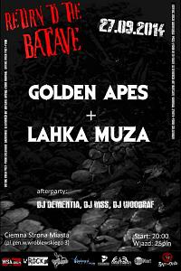 Plakat - Lahka Muza, Golden Apes