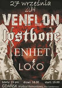 Plakat - Venflon, Lostbone, Enhet, Loko