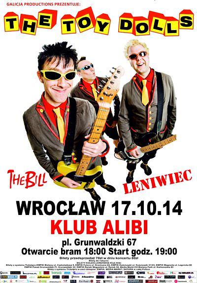 Plakat - Toy Dolls, The Bill, Leniwiec