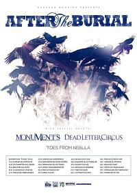 Plakat - After The Burial, Monuments, Dead Letter Circus