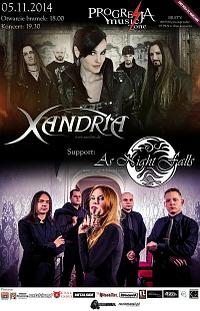 Plakat - Xandria, As Night Falls