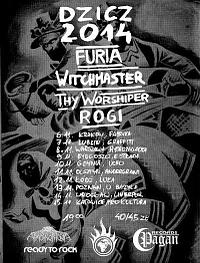 Plakat - Furia, Witchmaster, Thy Worshiper