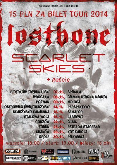 Plakat - Lostbone, Scarlet Skies