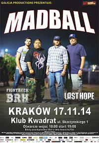 Plakat - Madball, Fightback BRH, Last Hope