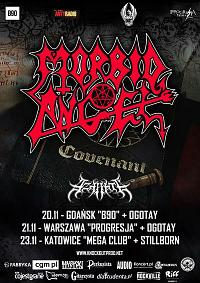 Plakat - Morbid Angel, Azarath, Stillborn