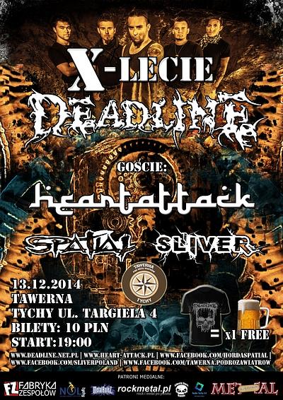 Plakat - Deadline, Heart Attack, Spatial