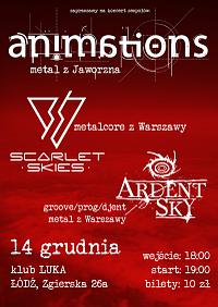 Plakat - Animations, Scarlet Skies, Ardent Sky