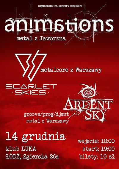 Plakat - Animations, Scarlet Skies, Ardent Sky