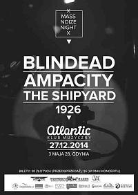 Plakat - Blindead, Ampacity, The Shipyard