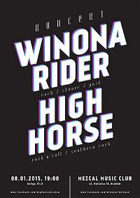 Plakat - Winona Rider, High Horse