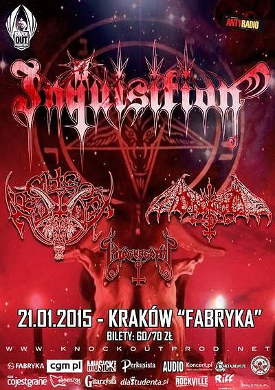 Plakat - Inquisition, Archgoat, Ondskapt