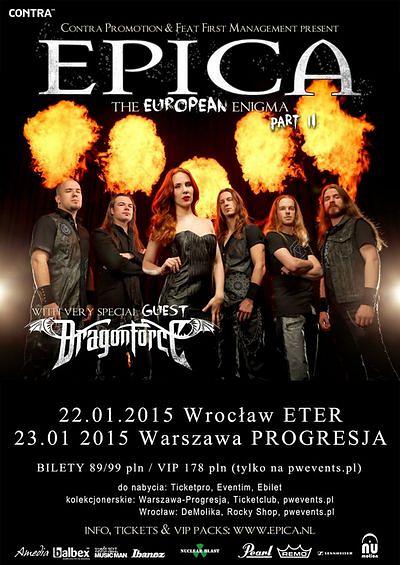 Plakat - Epica, Dragonforce