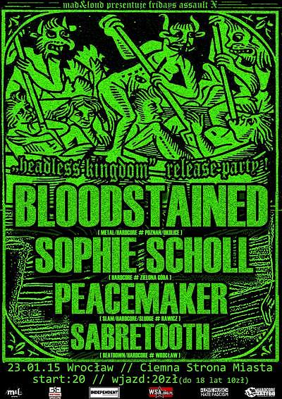 Plakat - Bloodstained, Sophie Scholl, Peacemaker