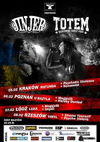 Plakat - Jinjer, Totem, Psychotic Violence