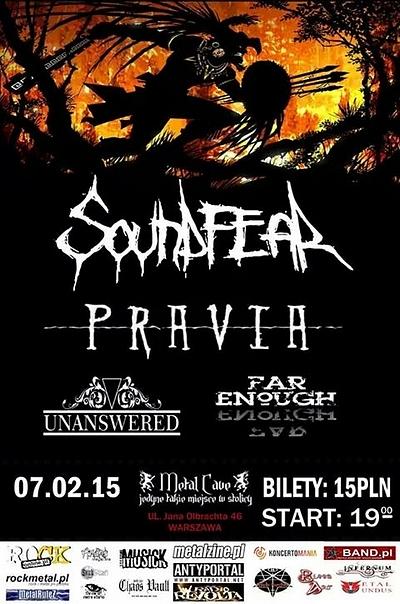 Plakat - Soundfear, Pravia, Far Enough, Unanswered