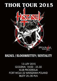 Plakat - Hazael, Bloodwritten, Bestiality