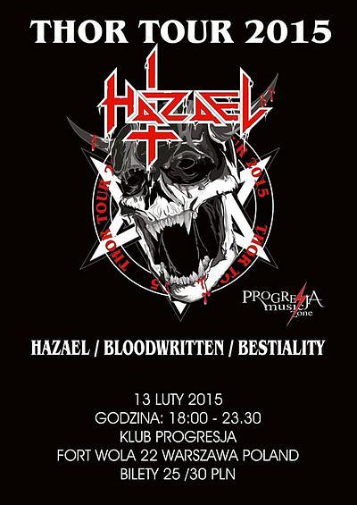 Plakat - Hazael, Bloodwritten, Bestiality