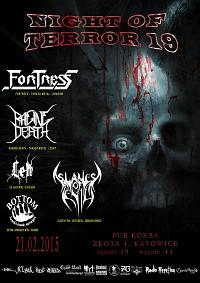 Plakat - Fortress, Raging Death, Lęk, Bottom